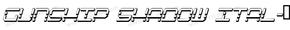 Gunship Shadow Ital字体转换